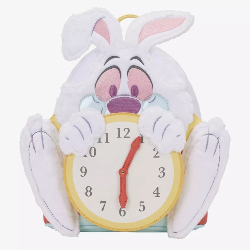 Loungefly Disney Alice in Wonderland White Rabbit
Figural Mini Backpack